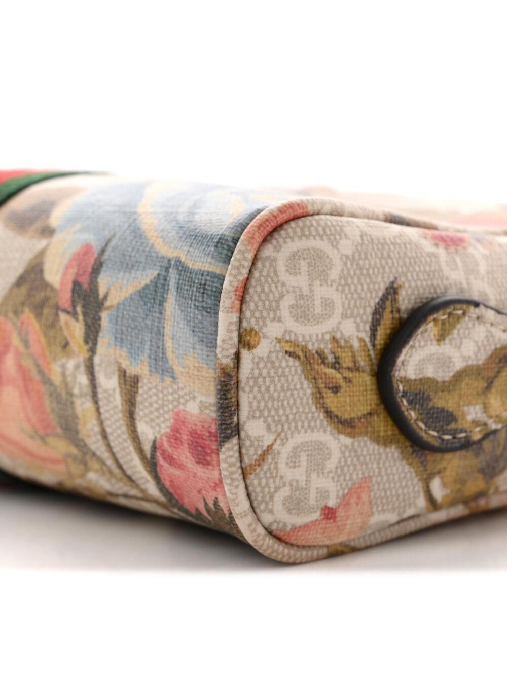 Gucci Gg Supreme Water Flora Web Mini #258898G11B - Picture 10 of 11